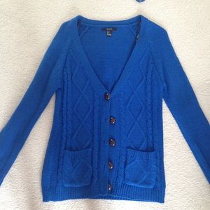 Blue Cable Knit Forever21 Sweater Size S